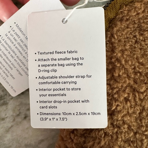 Lululemon MODULAR PHONE CROSSBODY BAG *FLEECE/Fuzzy.NWT - Picture 6 of 6